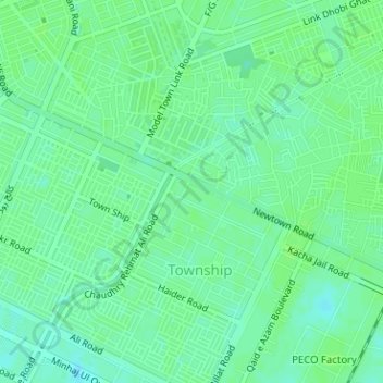Joggin Track Sector A1 Township topographic map, elevation, terrain