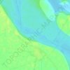 Krishna topographic map, elevation, terrain