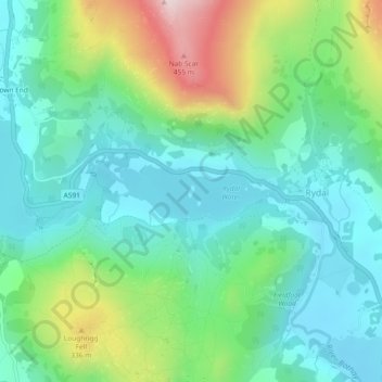 Heron Island topographic map, elevation, terrain