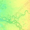 Porcupine River topographic map, elevation, terrain