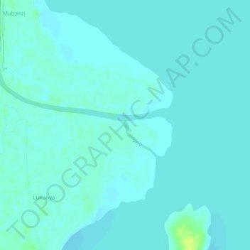 Akagera topographic map, elevation, terrain