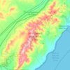 Serra d'Irta topographic map, elevation, terrain