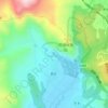 黄龙潭 topographic map, elevation, terrain