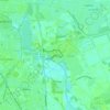 Kangaroo topographic map, elevation, terrain