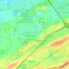 Al Barari topographic map, elevation, terrain