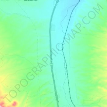 Amado topographic map, elevation, terrain