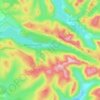 Ennerdale topographic map, elevation, terrain