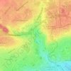 Vallée des Jardins topographic map, elevation, terrain