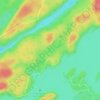 Crumby Lake topographic map, elevation, terrain