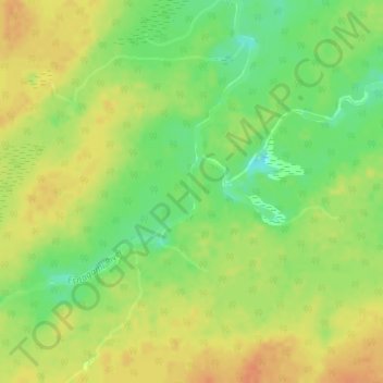 Esnagami River topographic map, elevation, terrain