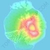 Alamagan Island topographic map, elevation, terrain