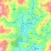 九龙江 topographic map, elevation, terrain