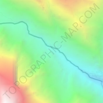 Zemu Chu topographic map, elevation, terrain