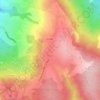 Păun topographic map, elevation, terrain