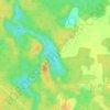 Fly Lake topographic map, elevation, terrain