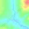 Ribeirão da Lontra topographic map, elevation, terrain