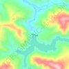 Soulajule Dam topographic map, elevation, terrain