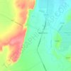 Many Farms topographic map, elevation, terrain