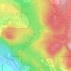 Long Marsh topographic map, elevation, terrain
