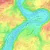 Inn topographic map, elevation, terrain