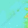 Java Island topographic map, elevation, terrain