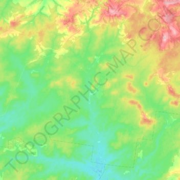 Pester topographic map, elevation, terrain