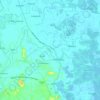 Pontevedra topographic map, elevation, terrain