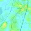 Sungai Lalang topographic map, elevation, terrain