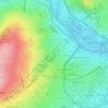 Ponderosa topographic map, elevation, terrain