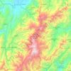 Parque Nacional Dinira topographic map, elevation, terrain