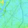 Kennington Park topographic map, elevation, terrain