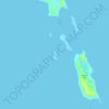 Big Gaulding Cay topographic map, elevation, terrain