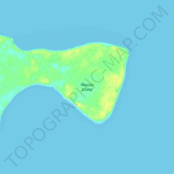 Wuvulu Island topographic map, elevation, terrain