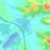 Lake Kimihia topographic map, elevation, terrain