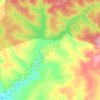 Далья topographic map, elevation, terrain