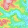 Great Langdale topographic map, elevation, terrain