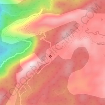 Kaikatty topographic map, elevation, terrain