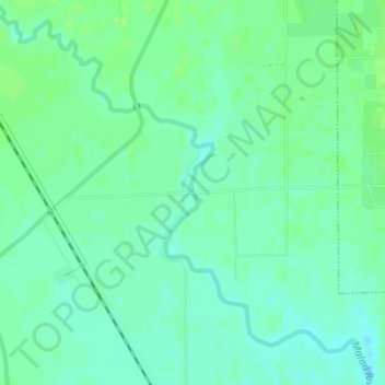 Malad River topographic map, elevation, terrain