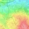 Skejby topographic map, elevation, terrain