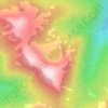 Raven Lake topographic map, elevation, terrain