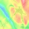 Hearst Lake topographic map, elevation, terrain