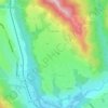 Cornu topographic map, elevation, terrain