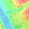 Поломошное topographic map, elevation, terrain