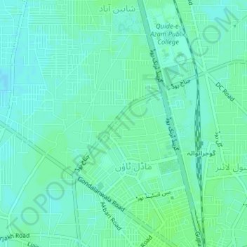 just another park topographic map, elevation, terrain