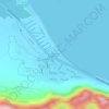 Waimānalo Beach Park topographic map, elevation, terrain