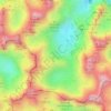 Picos de Europa topographic map, relief map, elevations map