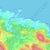 Pedrosa topographic map, relief map, elevations map