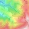 Iragi topographic map, relief map, elevations map