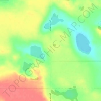 Jackfish Lake Saskatchewan Map Jackfish Lake Topographic Map, Elevation, Relief