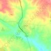 Almonte topographic map, elevation, relief